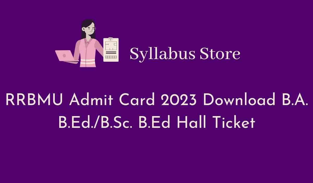 RRBMU Admit Card 2023